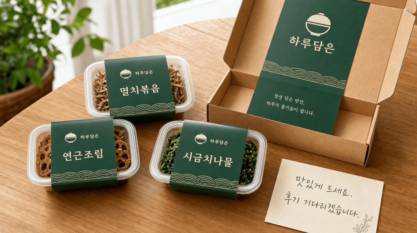 무료로 보내는 소용량 체험 패키지와 택배 상자